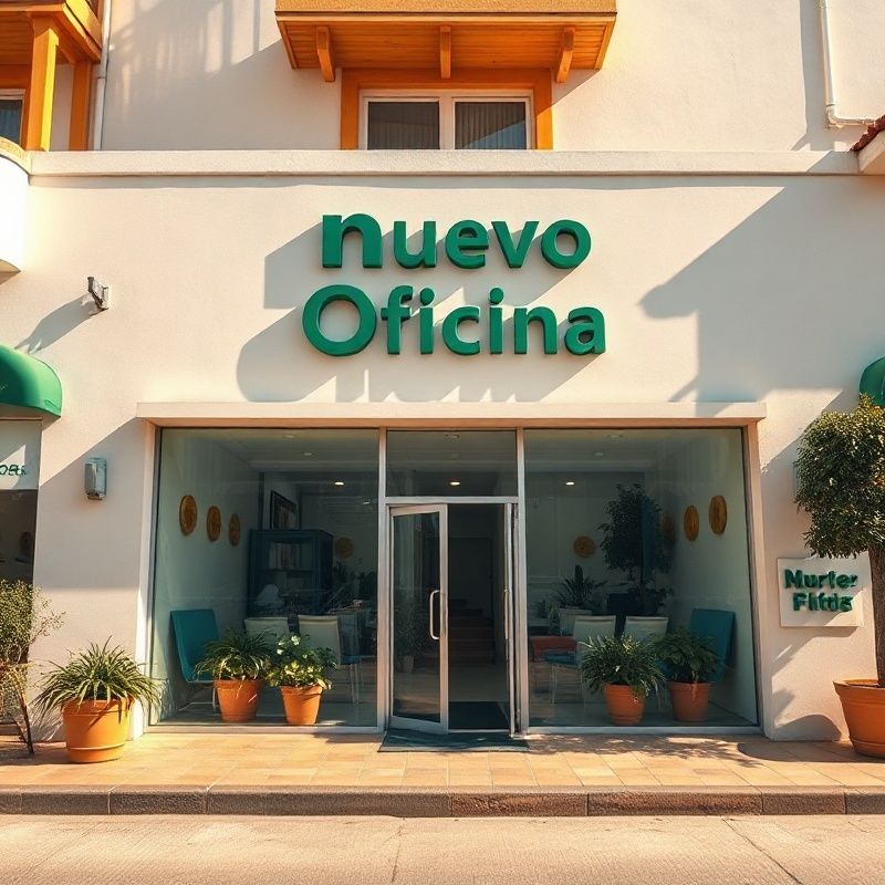 Fachada del concesionario Nuevo Oficina en Valencia